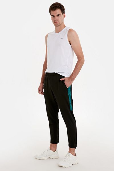 LC Waikiki Pantaloni de trening negri noi pentru bărbați 9W6739Z8
