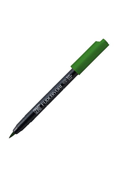 Zig Fudebiyori Brush Pen Brush Tip Pen 44 DEEP GREEN