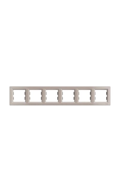 Schneider Electric Asfora Plus Six Frame Bronze