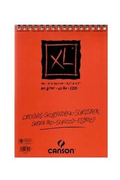 Canson Caiet de schițe Xl Spirala 90Gr A4 50 coli