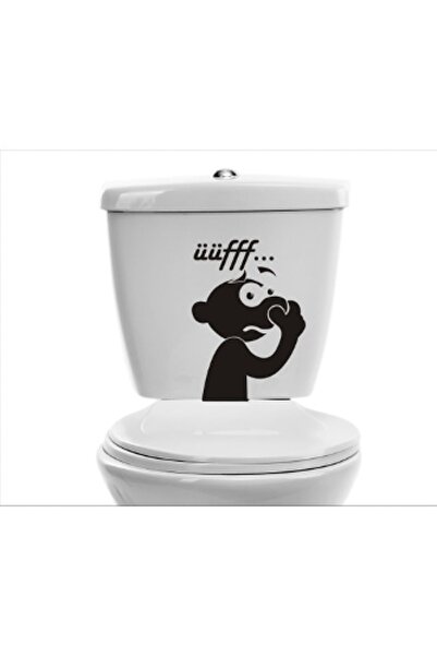 Sticker Sepetim Uff Koku Dekoratif Klozet Banyo Sticker