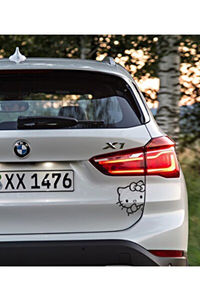 Sticker Sepetim Hello Kity Dekoratif Çok Amaçlı Oto Sticker