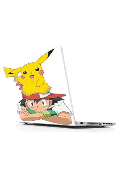 Sticker Sepetim Pokemon Hello Pikachu With Ash Dekoratif Laptop Sticker
