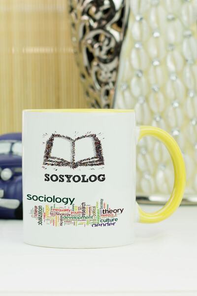 Hediyelen Sosyolog Kupa Bardak Sarı
