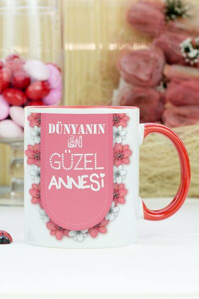 Hediyelen Dünyanın En Güzel Annesi Kupa Bardak