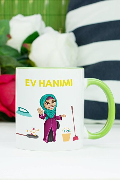 Hediyelen كوب ربة منزل باللون الأخضر