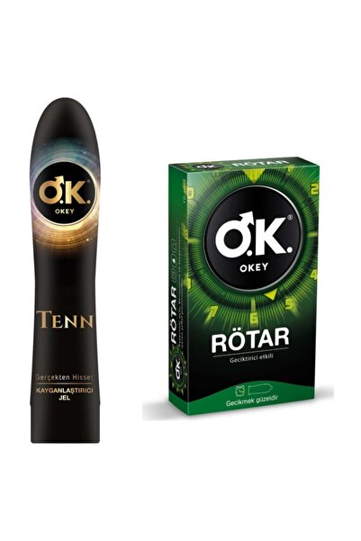 Okey Etkili Rötar Prezervatif + Kayganlaştırıcı Jel 100 ml