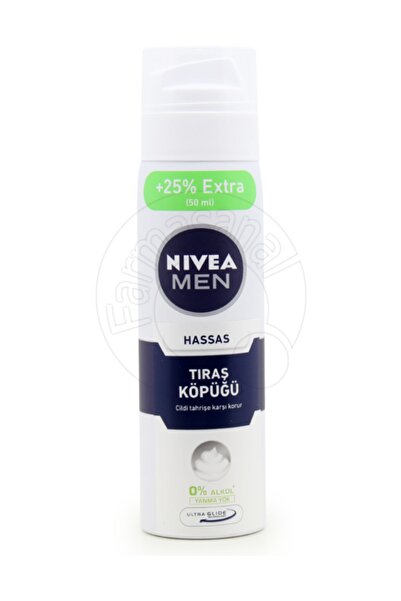 NIVEA Men Hassas Ciltler Için Tıraş Köpüğü 200 ml