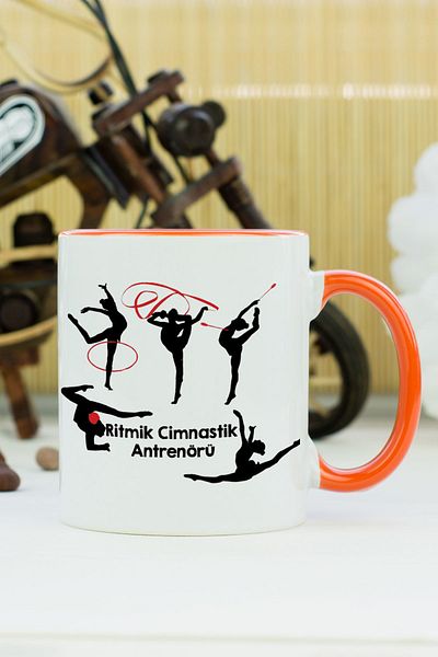 Hediyelen Rhythmic Gymnastics Trainer Mug Orange