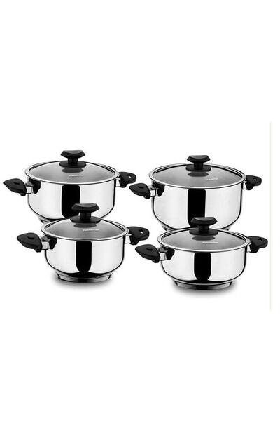 Hascevher Arian Hyacinth 8 Piece Cookware Set