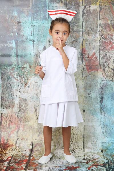 Genel Markalar Hemşire Çocuk Kostümü, Hemşire Çocuk Kıyafet Seti, Çocuklara Özel Meslek Kostümleri