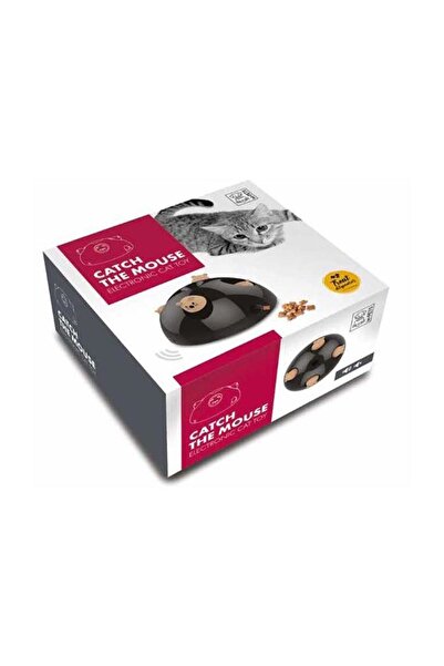 M-PETS Pilli ve Sesli İnteraktif Kedi Oyuncağı Siyah