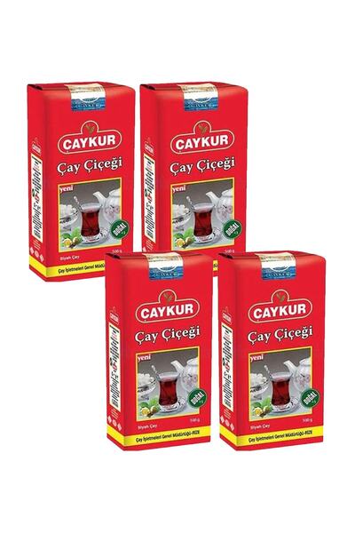 Çaykur 4 عبوات من زهور الشاي 500 جرام