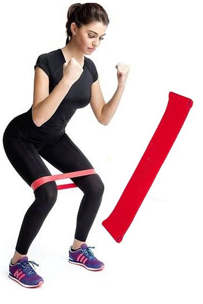 Jet Set of 3 Aerobic Band Latex Aerobic Band Pilates Yoga Tire Squat Hip Hip Hip Development Set
