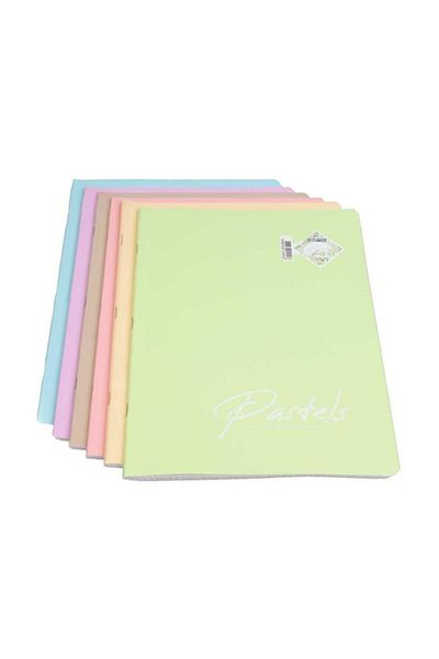 Gıpta A4 Pastels 60 Sheets Lined Wire Stitching Notebook - Pack of 12