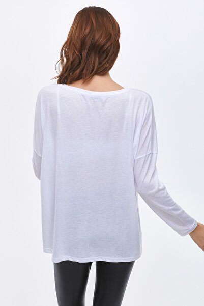 Ltb Λευκό φούτερ