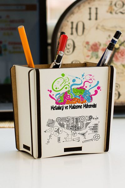 Hediyelen Metallurgy and Material Engineer Pen Holder