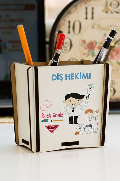 Hediyelen Dentist Pen Holder