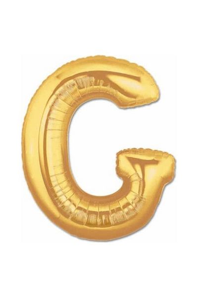 Parti dolabı 100cm Gold Letter Foil Balloon - Large Size Golden Yellow