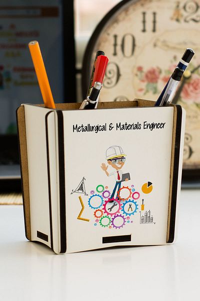 Hediyelen Metallurgical & Materials Engineer Pen Holder