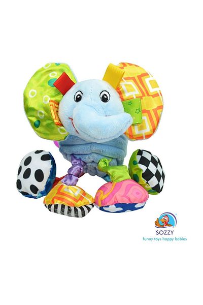Sozzy Toys Soozy Toys - Animals Elephant with Vibration and Rattles