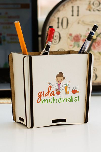 Hediyelen Food Engineer Pen Holder