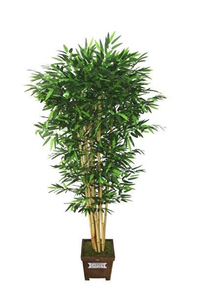 Yapay Çiçek Deposu Yapay Bambu Ağacı 8 Gövde 190 Cm