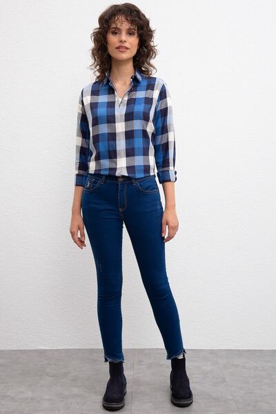 U.S. Polo Assn. Mavi Kadın Denim Pantolon