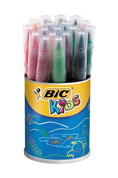 Südor Bic 828965 Visa Brush Tip Paint Pen 18Colors