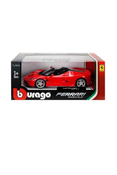BBURAGO 1:24 Ferrari Laferrari Aperta Red Color Model Car