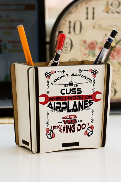 Hediyelen Airplanes Pen Holder