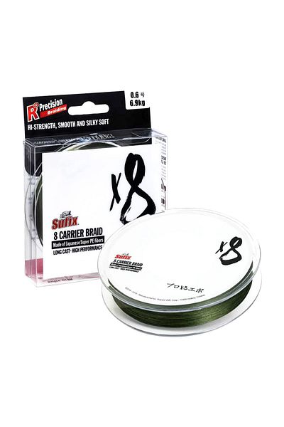 SUFIX X8 String Fishing Line Green 0.205MM - 17.5KG - 150M