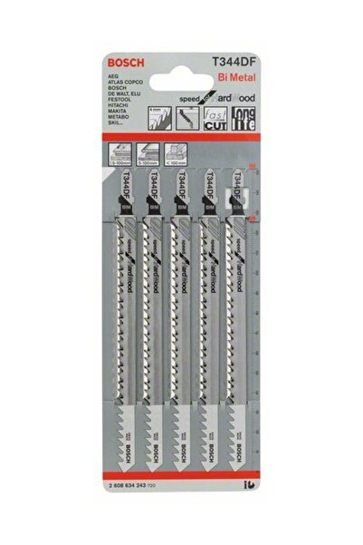 Bosch T 344 Df Speed For Hard Wood 5'Li Dekupaj Testeresi Bıçağı