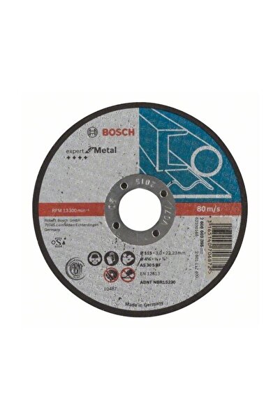 Bosch 115x3,0 mm Expert For Metal Düz