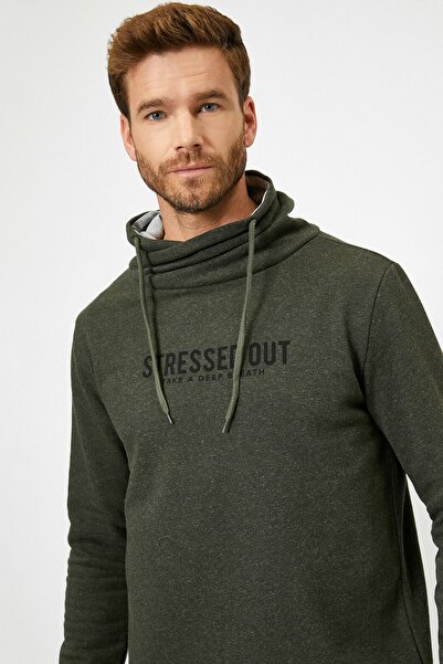 Koton Grüner Herrenpullover 0KAM91618GK