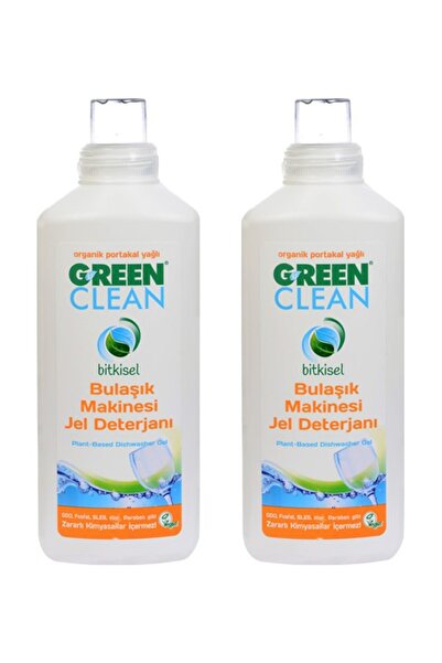 U Green Clean جل غسيل الأطباق العشبي 1 لتر، مجموعة من 2