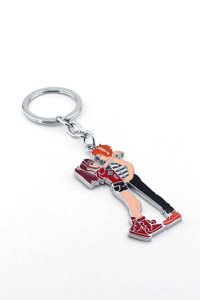 Solfera Anime Unisex Valentine Girl Men's Metal Keychain Kc598