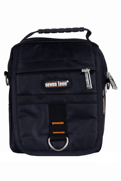 ARI Μαύρη ανδρική τσάντα Messenger 2302-SYH