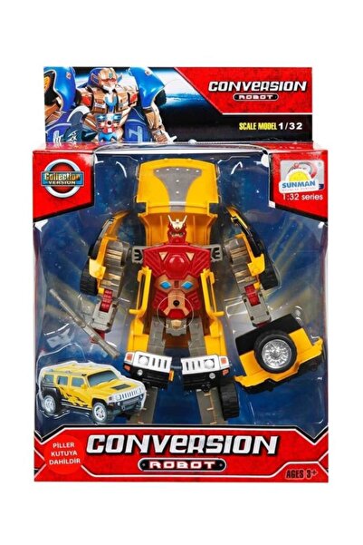 Genel Markalar Kutulu Oto Robot Erkek Çocuk Oyuncak