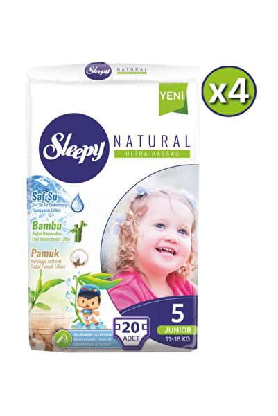 Sleepy Natural Bebek Bezi 5 Beden 20