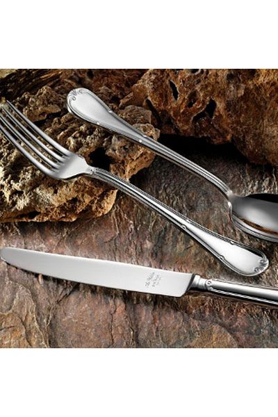 Aryıldız Simple Tulip Antique Series - 89 Piece Fork, Spoon and Knife Set