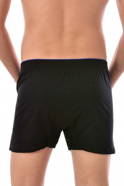 Tutku Ανδρικό μαύρο μπόξερ 12 τεμαχίων Passion Cotton Buttoned Boxer 0117