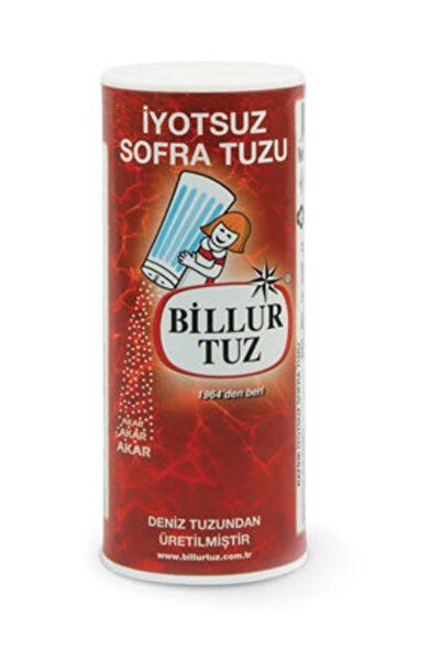 Billur Billur Tuz İyotsuz Sofralık Tuz 250 G