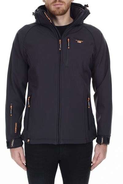 Norway Geographical Ανδρικό παλτό σε σκούρο γκρι TABOO