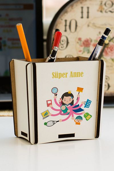Hediyelen Θήκη για στυλό Super Mom