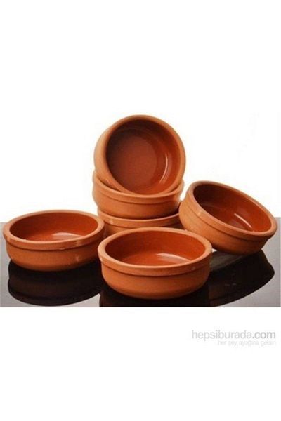 Mogan Çömlekçilik 6-Piece Rice Pudding Pot - Small Casserole, Suitable for Handmade