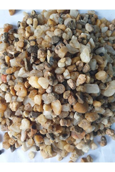 Akkum Doğal Sarı Silis 5-10 Mm Kum (25 Kg ) 5-10