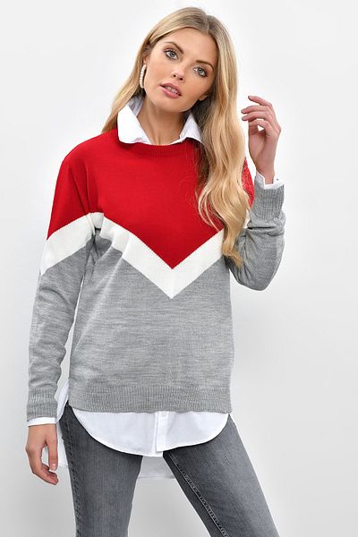 Cool & Sexy Pullover - Mehrfarbig - Regular Fit