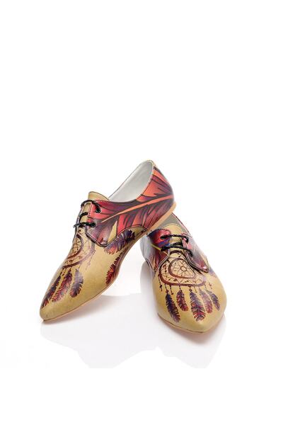 Streetfly حذاء أكسفورد نسائي ملون MDOXH01-206