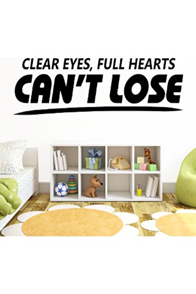 Sticker Sepetim Clear Eyes Full Hearths  Duvar Stıcker